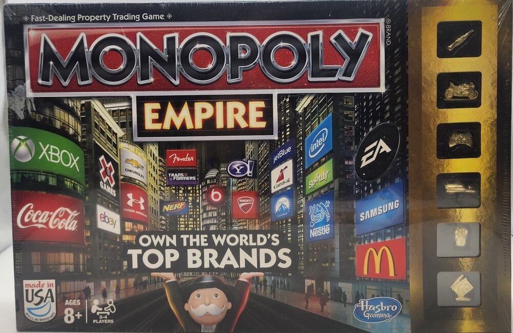 Monopoly Empire Gold Edition 2013 Hasbro Board Game - Excellent Condition